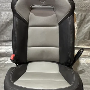 2015-2018 Chevrolet C7 Corvette 2LT Gray Leather GT Bucket Seats / Pair / C7008