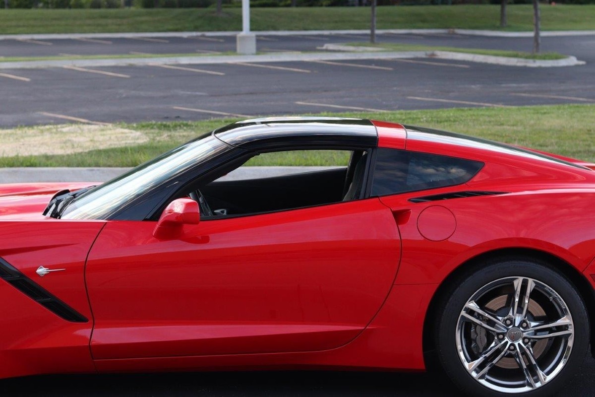 NEW Blue Transparent 2014-2019 C7 Corvette Roof Panel Removable Targa Top - Image 4