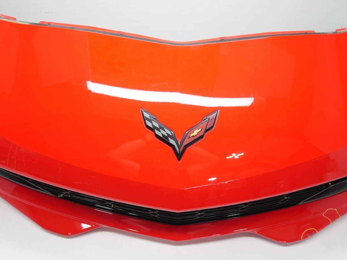 2016-2019 Chevrolet Corvette Z06 C7 Front Bumper Assembly w Grille Torch Red OEM - Image 5