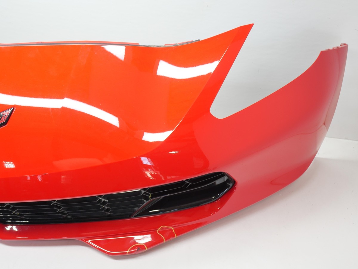 2016-2019 Chevrolet Corvette Z06 C7 Front Bumper Assembly w Grille Torch Red OEM - Image 6