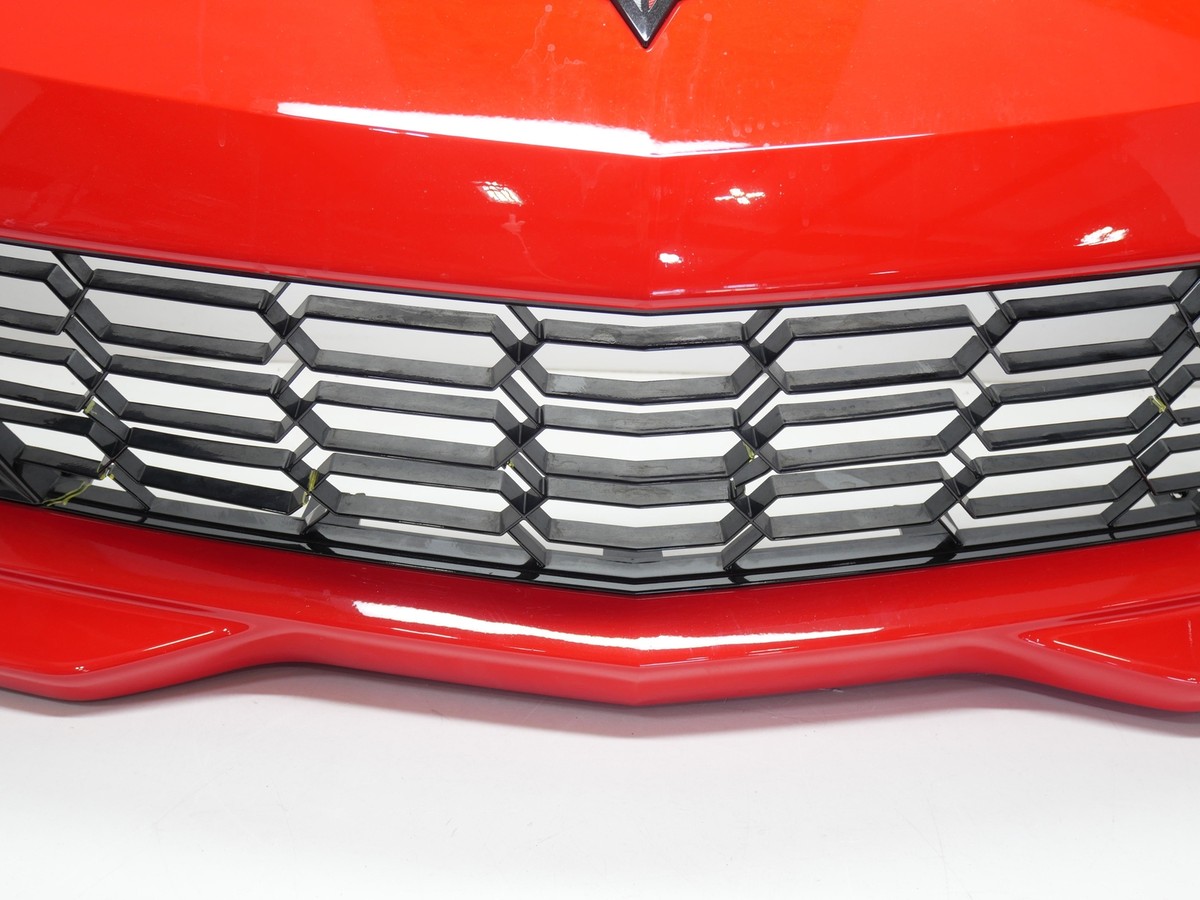 2016-2019 Chevrolet Corvette Z06 C7 Front Bumper Assembly w Grille Torch Red OEM - Image 9