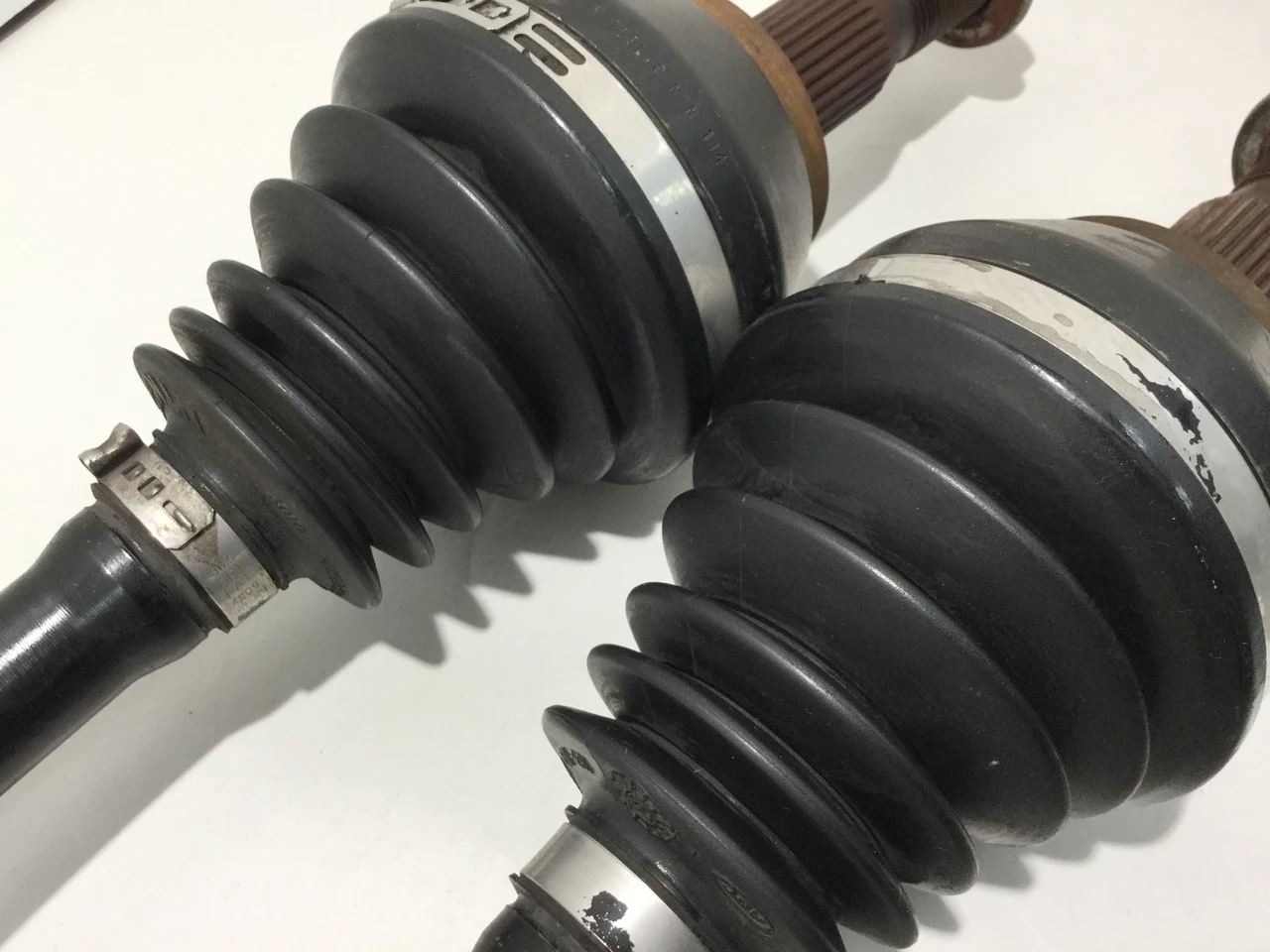 2005-2007 Chevrolet Corvette C6 Automatic Axle Half Shafts / Pair / 73k / C6001 - Image 8