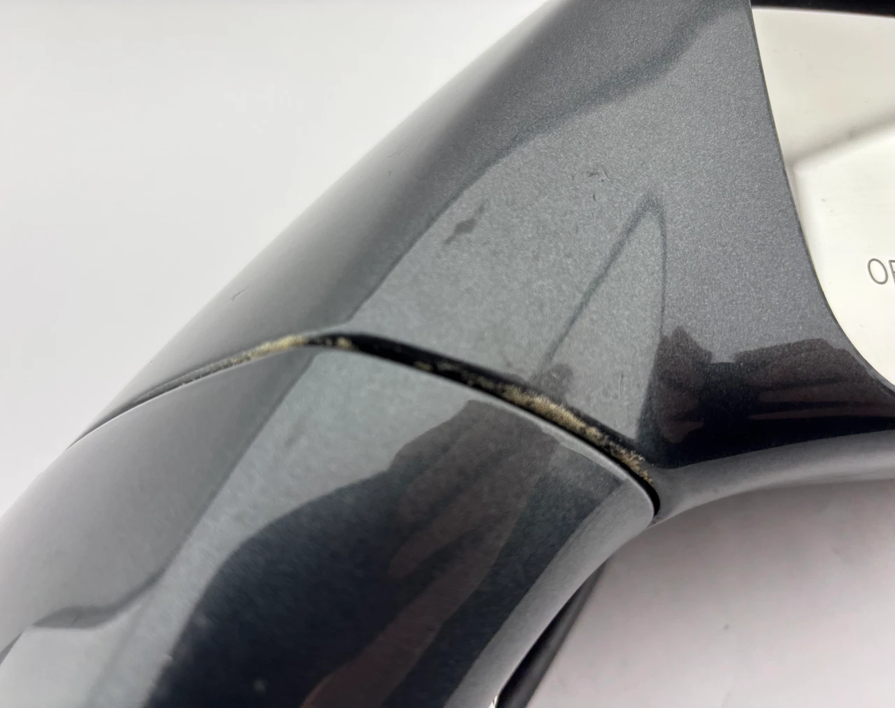 2014-2019 Chevrolet C7 Corvette Passenger Side Mirror / Watkins Glen Gray Metallic C7008 - Image 6